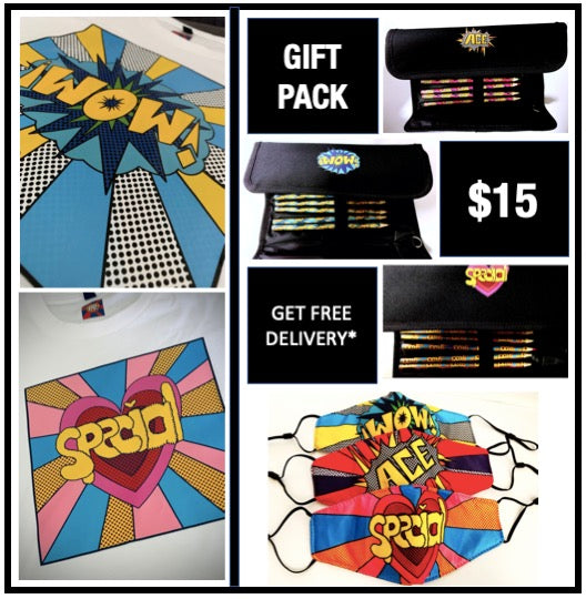 $15 Groovy Pop-Art Gift Pack! Free Delivery!